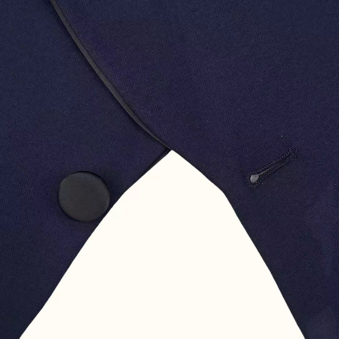 Tuxedo Jacket – Navy With Shawl Lapel - Town Hill
