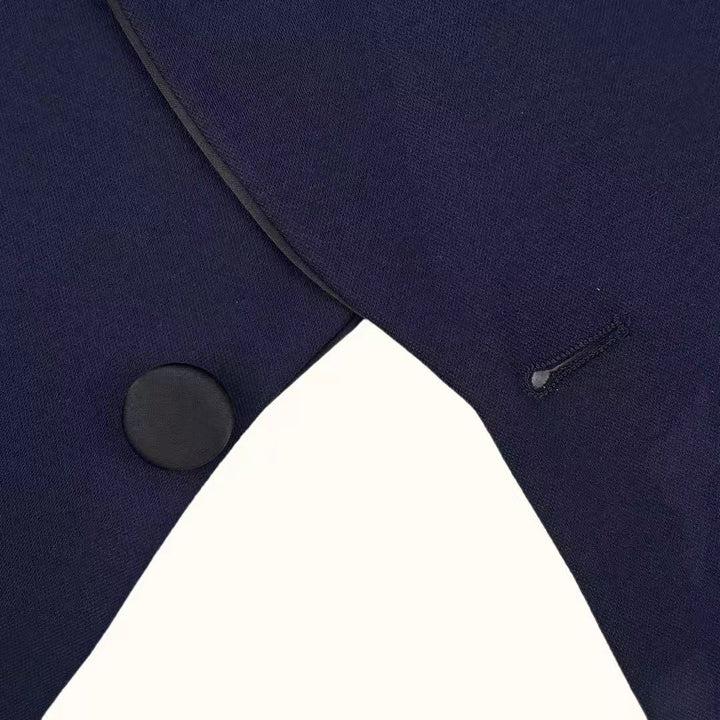 Tuxedo Jacket – Navy With Shawl Lapel - Town Hill